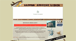 Desktop Screenshot of peche-pont-de-labeaume.fr